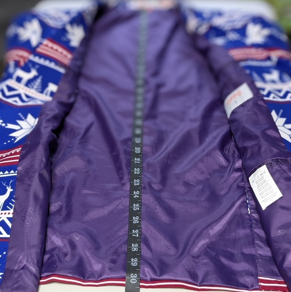 OppoSuits Christmas Holiday reindeer snowflake suit, 50 US, 41-42 waist - Picture 7 of 13